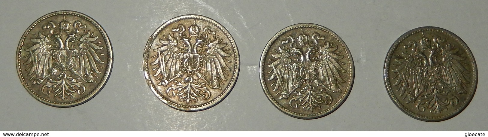 AUSTRIA – 10 HELLER – 1915 – 4 MONETE – (131) - Austria