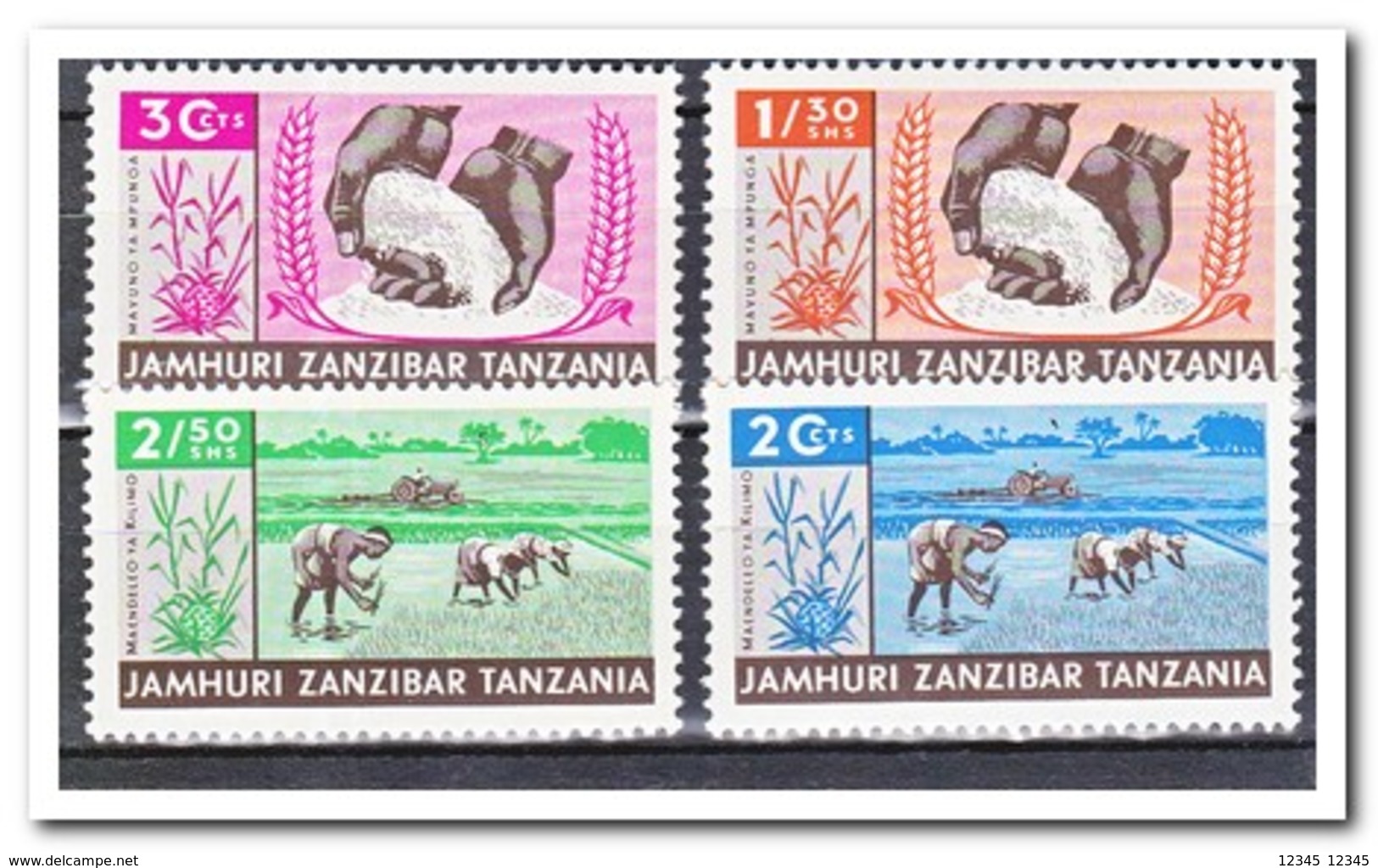 Zanzibar 1965, Postfris MNH, Agriculture, Food - Zanzibar (1963-1968)