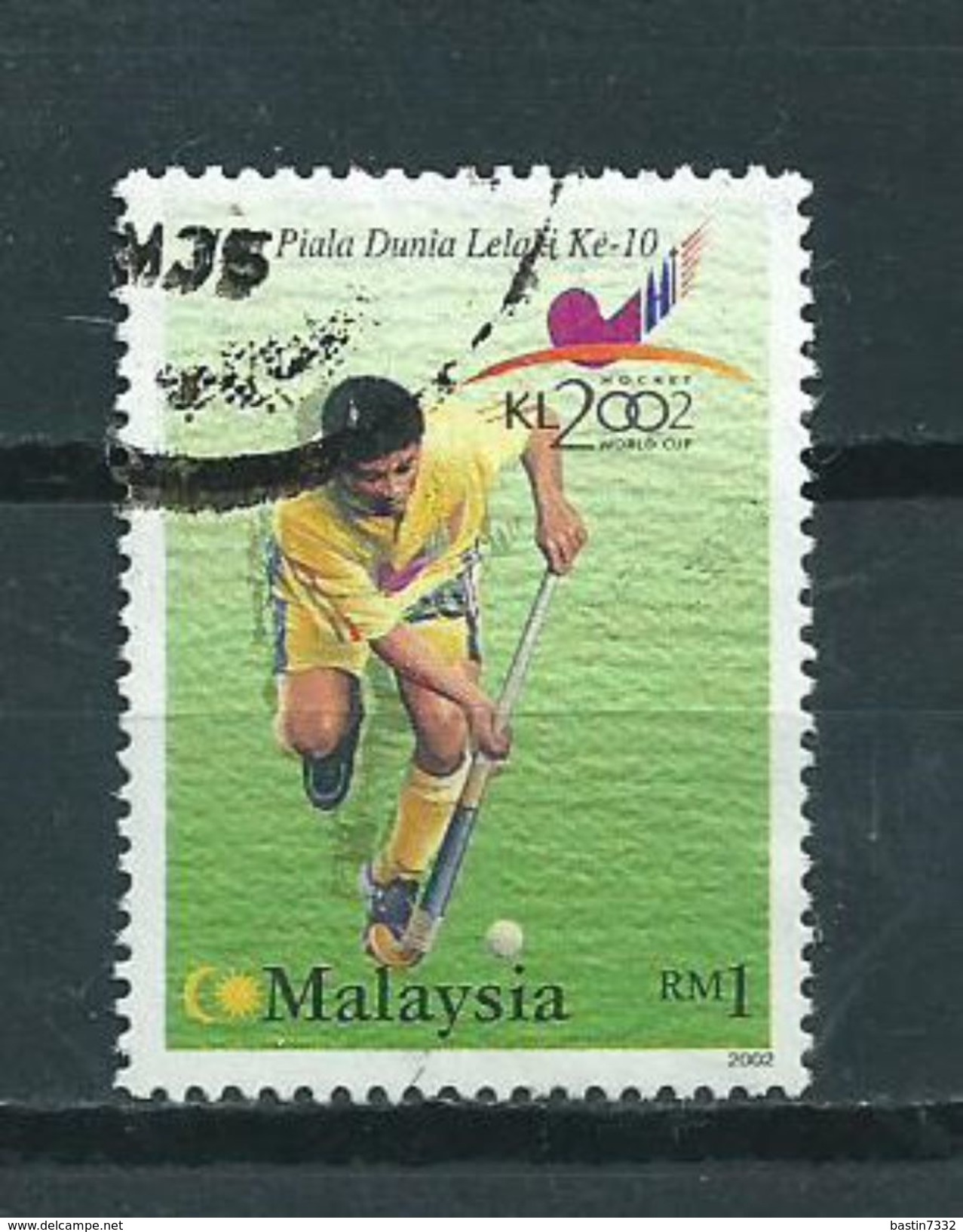 2002 Malaysia Hockey Used/gebruikt/oblitere - Malaysia (1964-...)