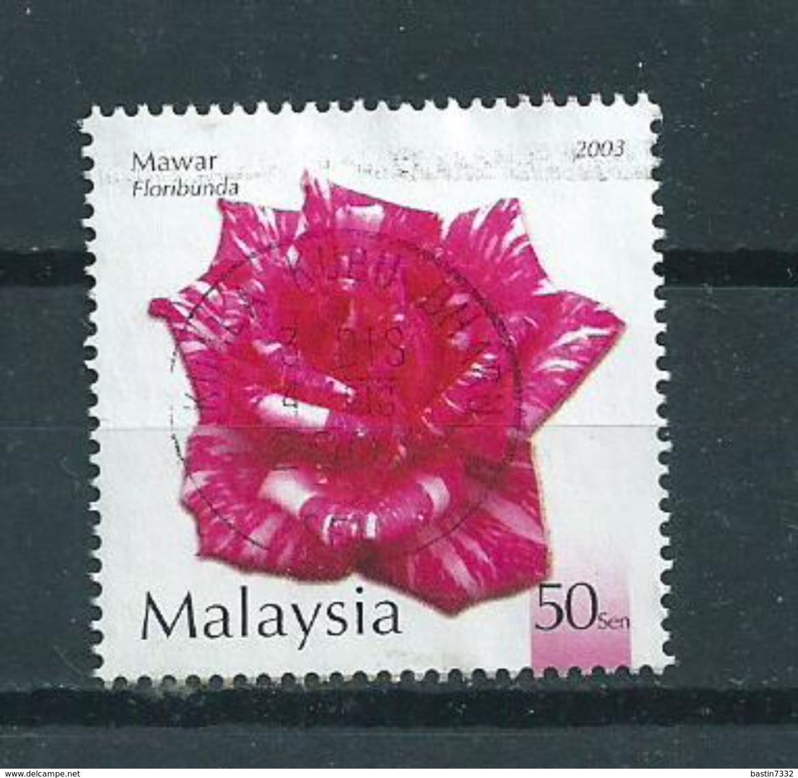 2003 Malaysia Flowers,fleurs,blümen Used/gebruikt/oblitere - Maleisië (1964-...)