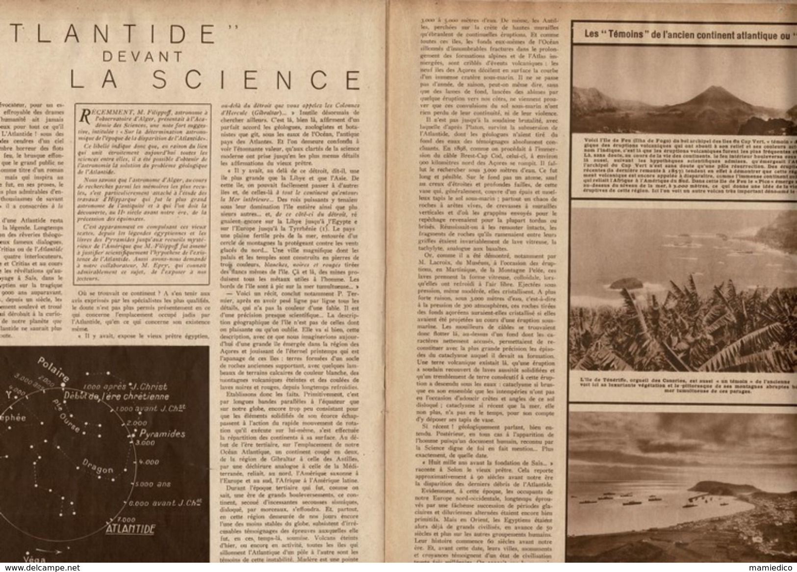 1931 Revue SCIENCE ET MONDE N°13 Parkings en hauteur,Hydravion,Ingénieurs dispatchers, l'Atlantide, Doryphores