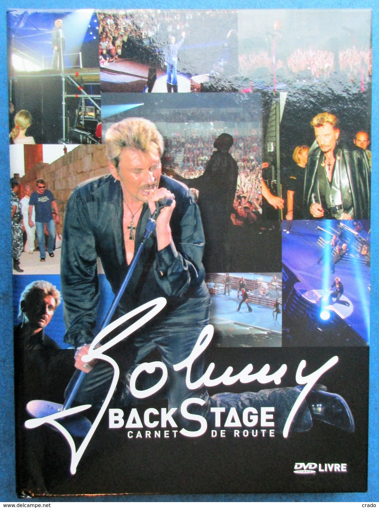 Vends DVD + Livre Johnny Hallyday Back Stage - DVD Musicaux