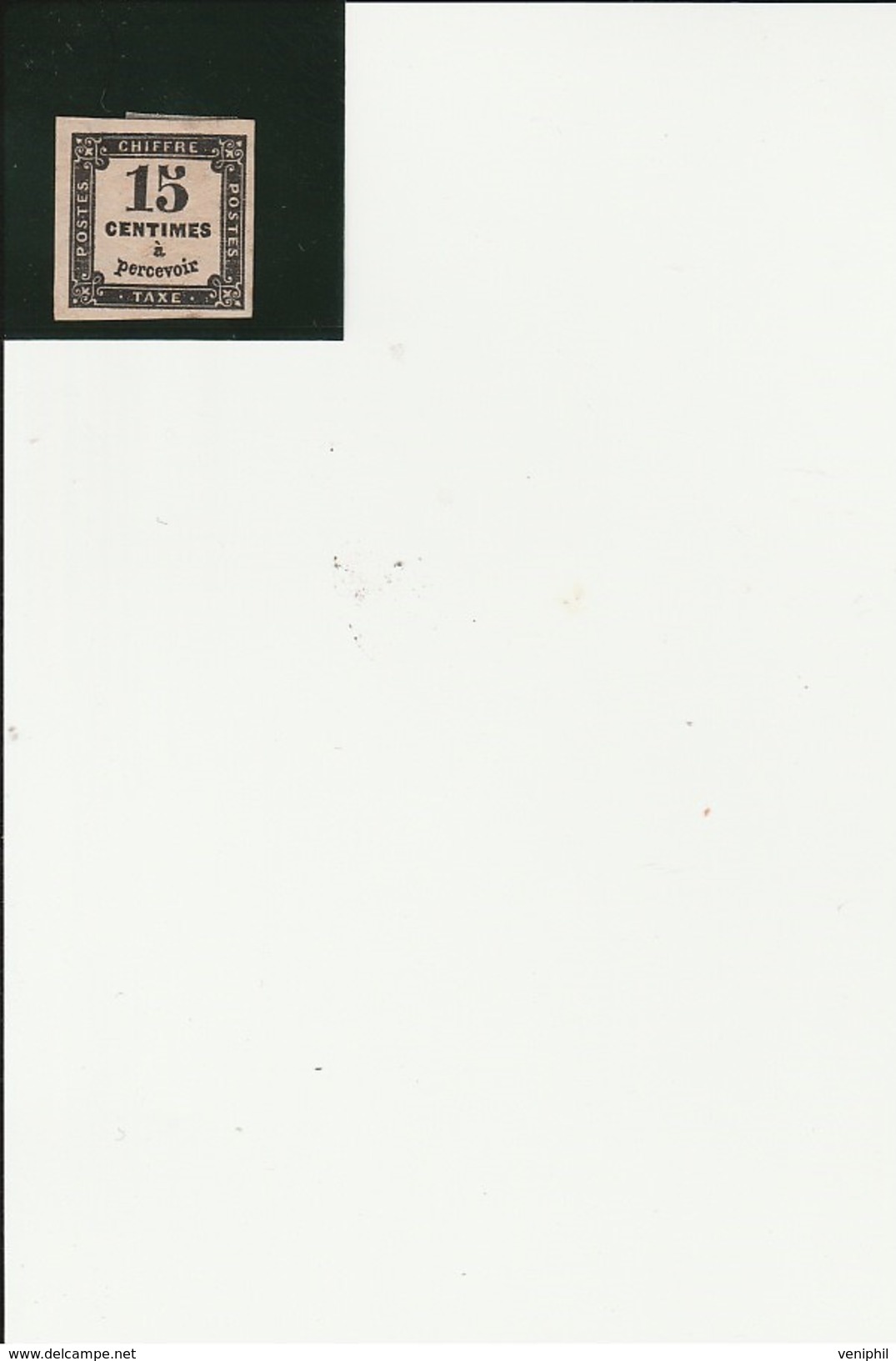 TIMBRE TAXE N° 3 NEUF X -ANNEE 1863-70 - COTE : 70 € - 1859-1959 Neufs