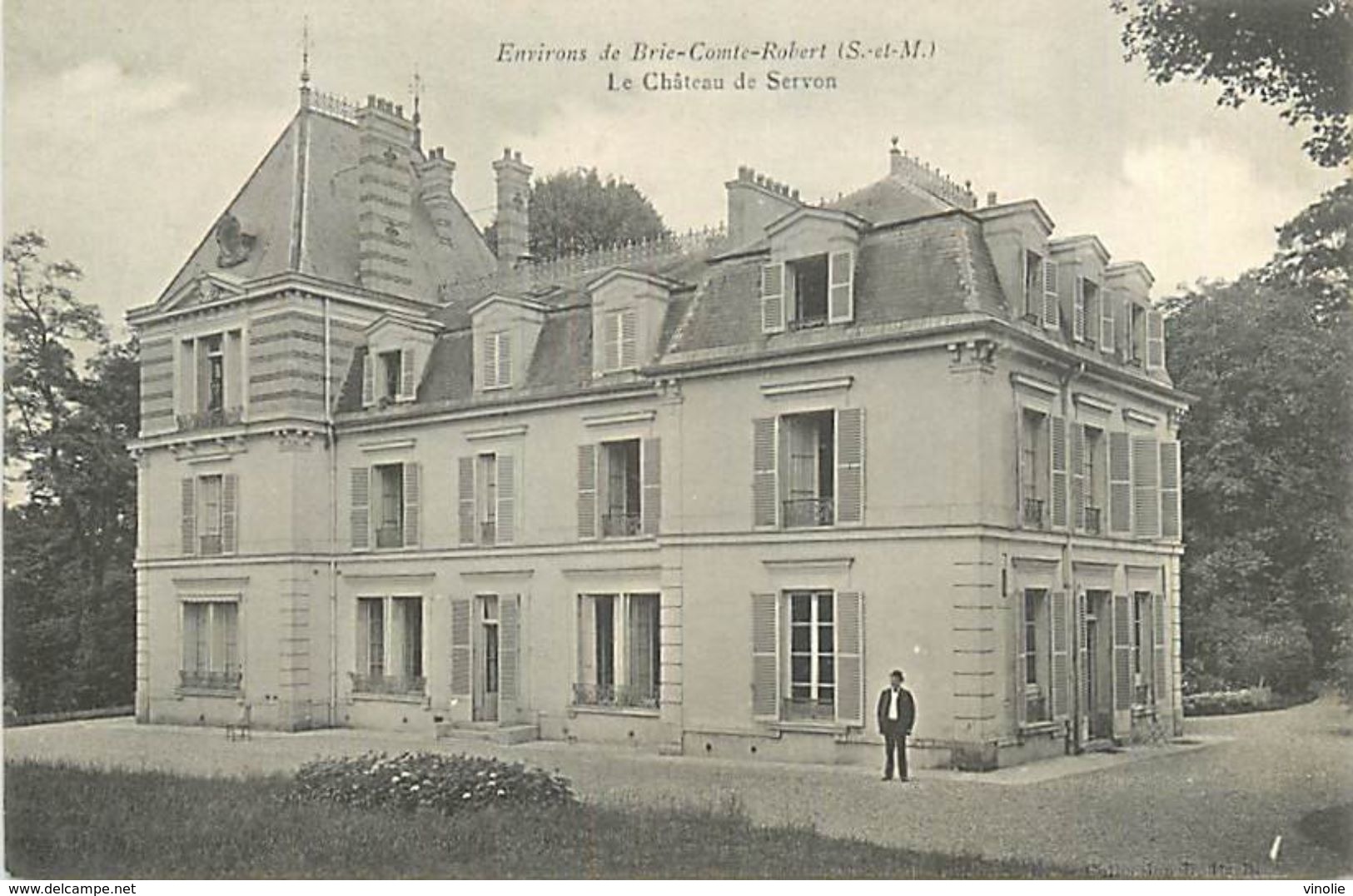 Réf : A-18 Pie Tre-2571 : LE CHATEAU DE SERVON PRES BRIE COMTE ROBERT - Autres & Non Classés