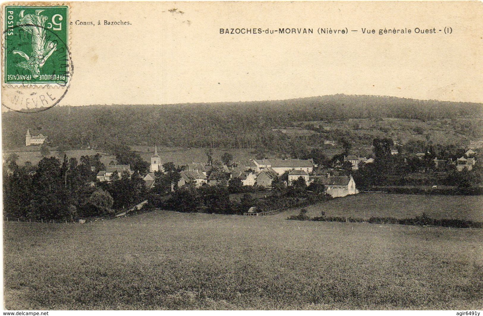 BAZOCHES DU MORVAN - 58 - Vue Générale Ouest - 75233 - Bazoches