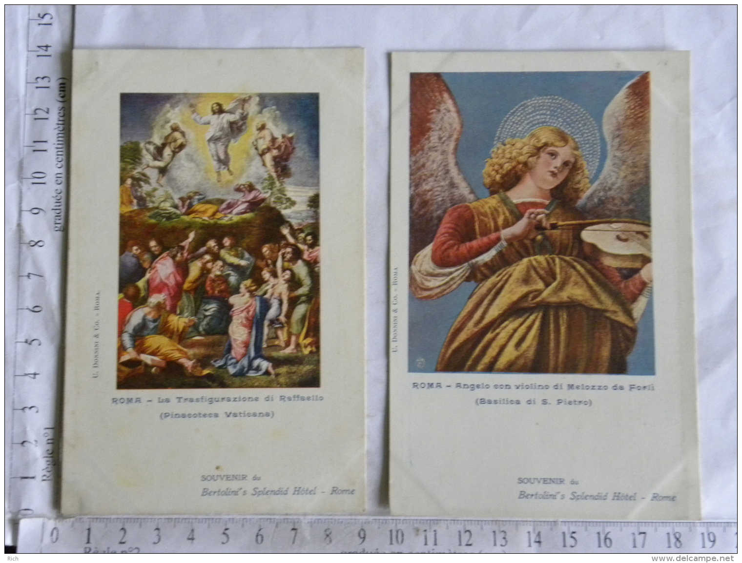 Lot De 11 CP ITALIE - Souvenir Du Bertolini's Splendid Hôtel - ROME -  ROMA - Collections & Lots