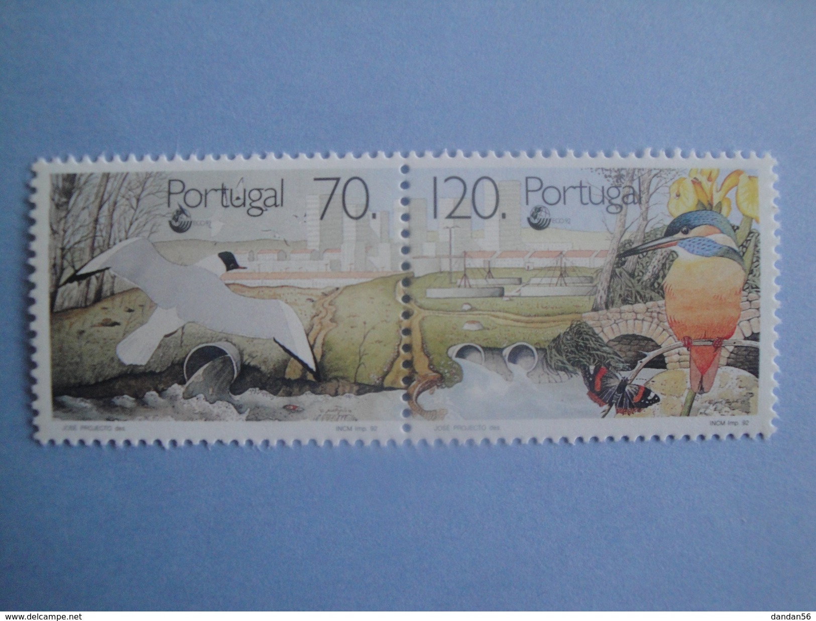 Oiseaux Birds 1992 Portugal Yv 1912/3 Scott Xx Michel 1934/5  SG 2293/4 - Altri & Non Classificati