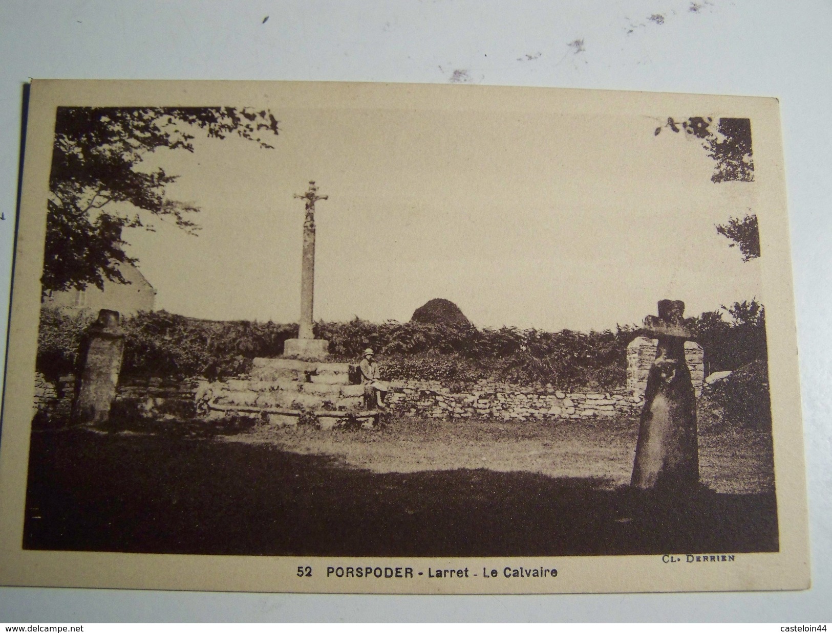 54  PORSPODER LARRET Le Calvaire, Autel Du Rosaire Et MELON Les Rochers 3 CARTES - Autres & Non Classés