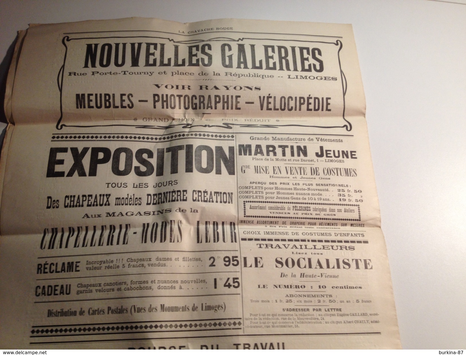 La CRAVACHE ROUGE , 1904, journal hebdomadaire, politique, satirique, et humoristique N° 3