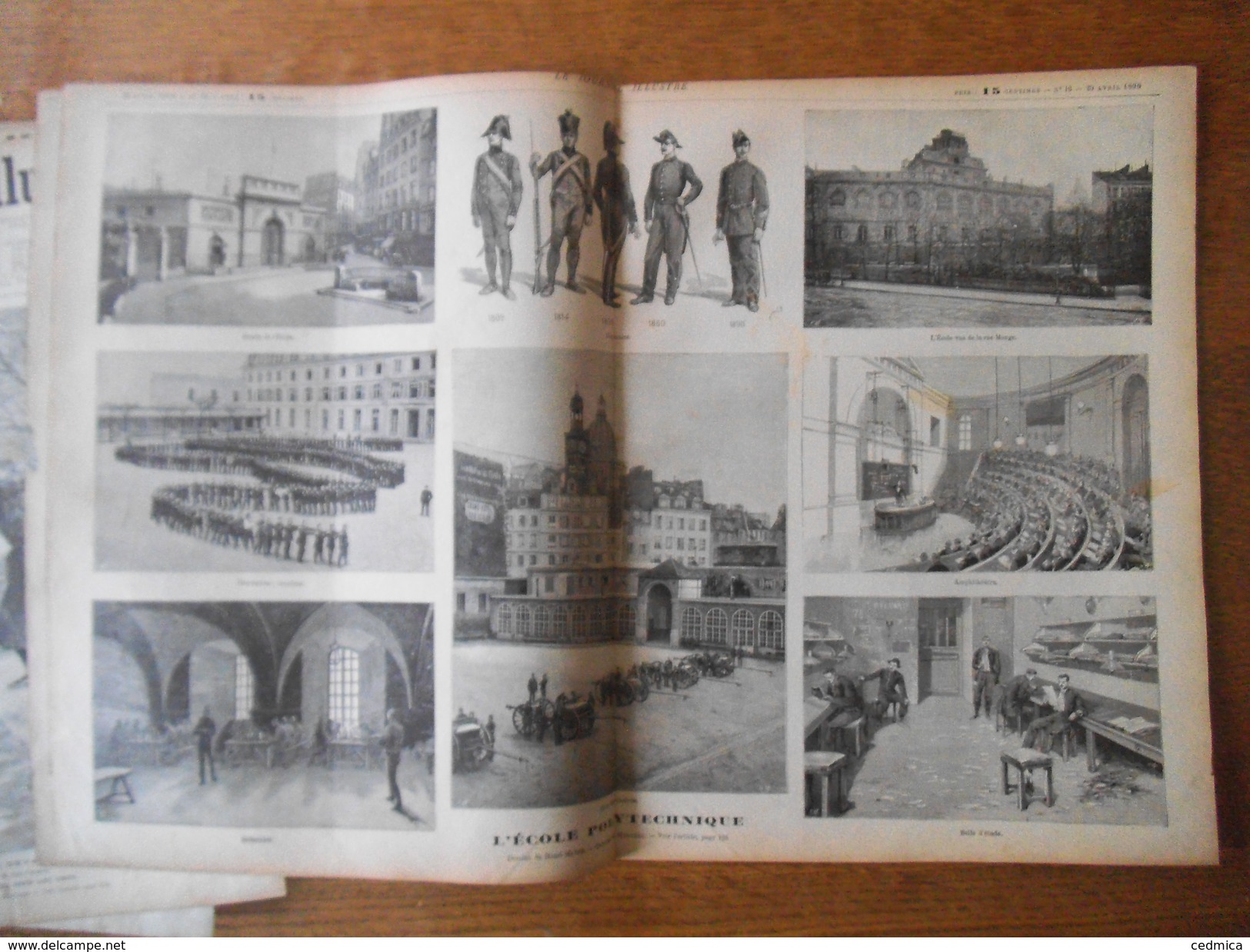 LE JOURNAL ILLUSTRE DU 20 AVRIL 1890  LE VOYAGE DU PRESIDENT DE LA REPUBLIQUE,L'ECOLE POLYTECHNIQUE,TREICH-LAPLENE EXPLO - Zeitschriften - Vor 1900