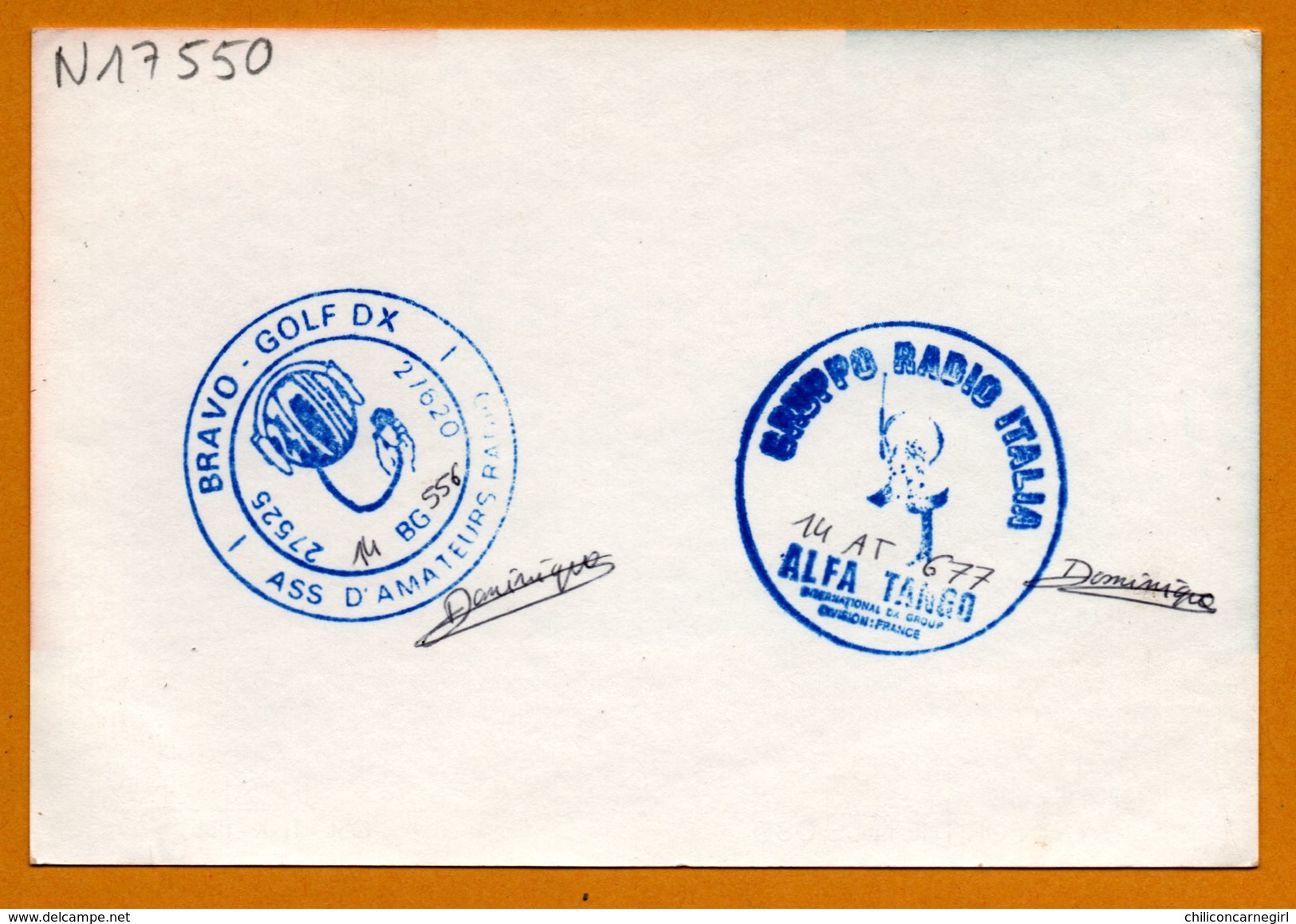 QSL Spéciale 10e Anniversaire Du Club - Bravo Golf - Ouverture Du Pont De Cheviré - Alpha Tango - 1981-1991 - Radio