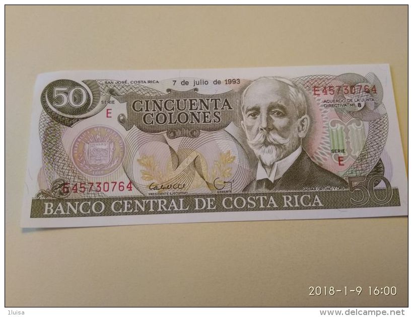 50 Colones 1993 - Costa Rica