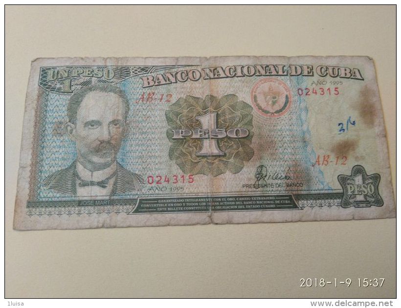 1 Peso 1995 - Cuba