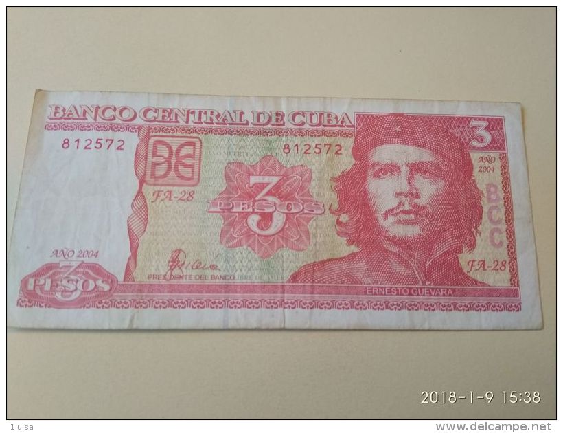 3 Pesos 2004 - Cuba