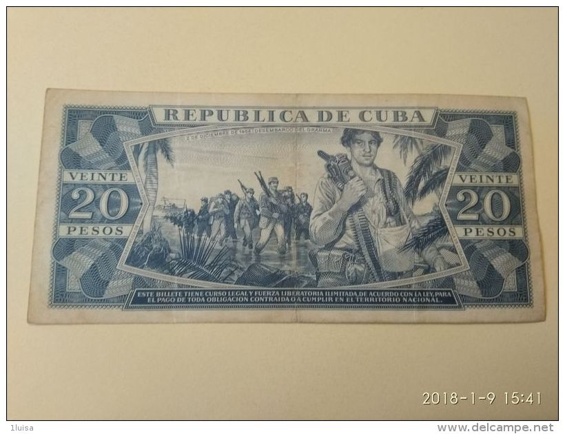 20 Pesos 1964 - Cuba