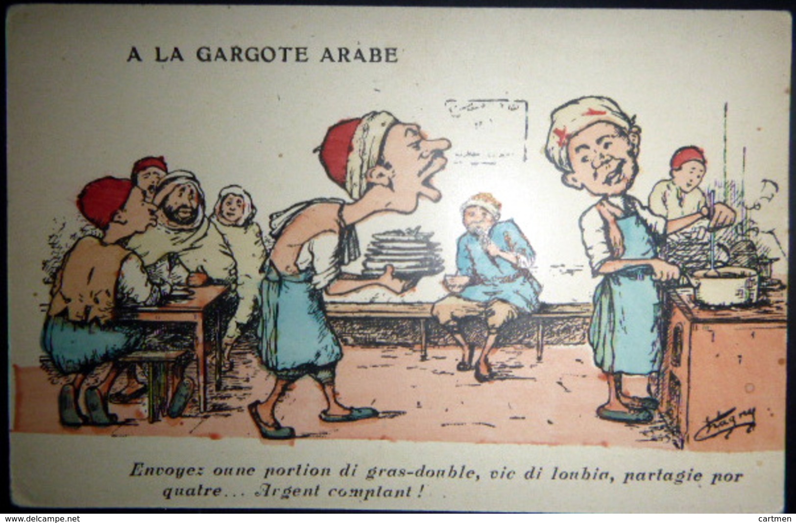 ALGERIE MAROC JUDAICA CHAGNY LA GARGOTTE ARABE RESTAURANT GASTRONOMIE - Chagny