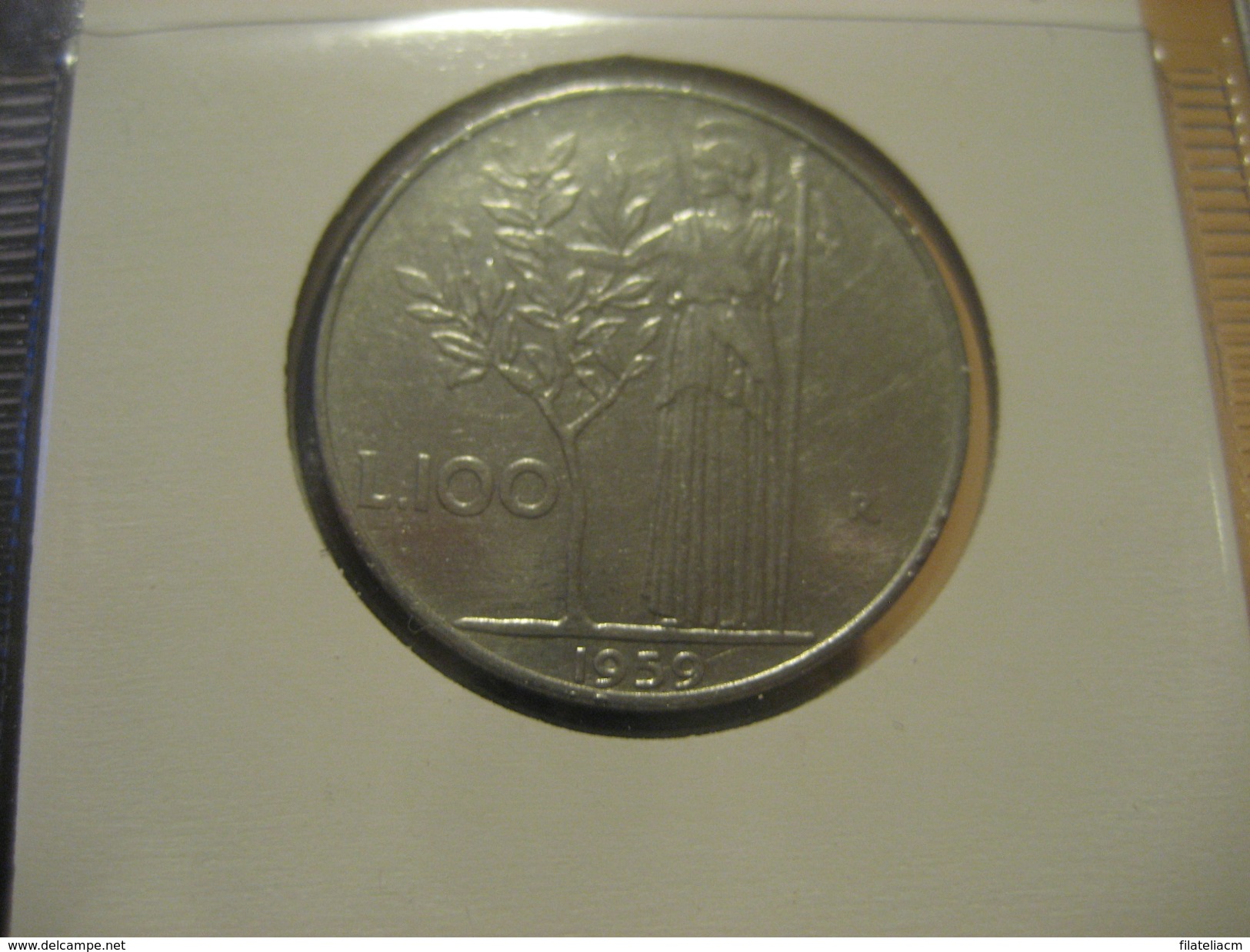 100 Liras 1959 ITALY Italie Italia Coin - 100 Lire