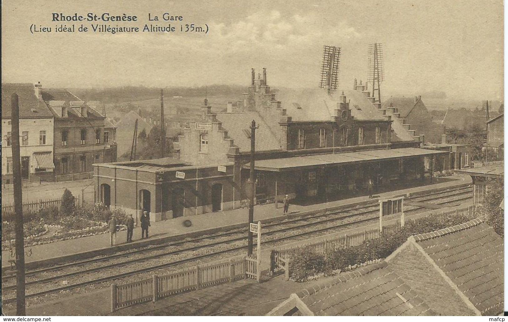 RHODE ST GENESE - LA GARE - Gares - Sans Trains