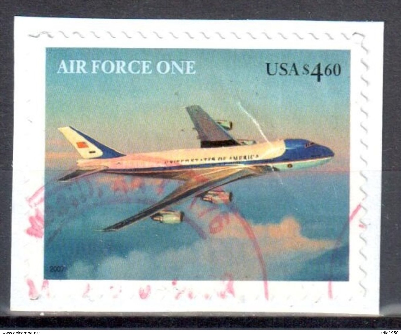 United States 2007 Air Force One Sc # 4144 - Mi.4231 Used - Used Stamps