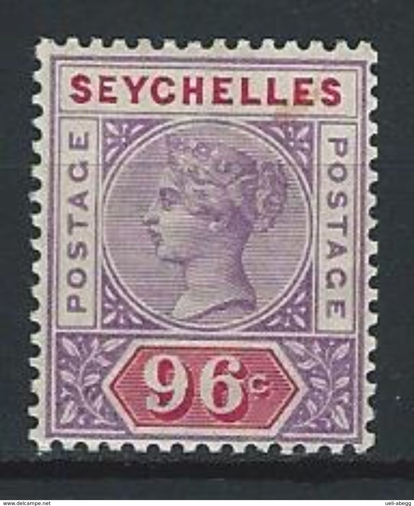 Seychelles SG 8, Mi 8 * MH - Seychellen (...-1976)