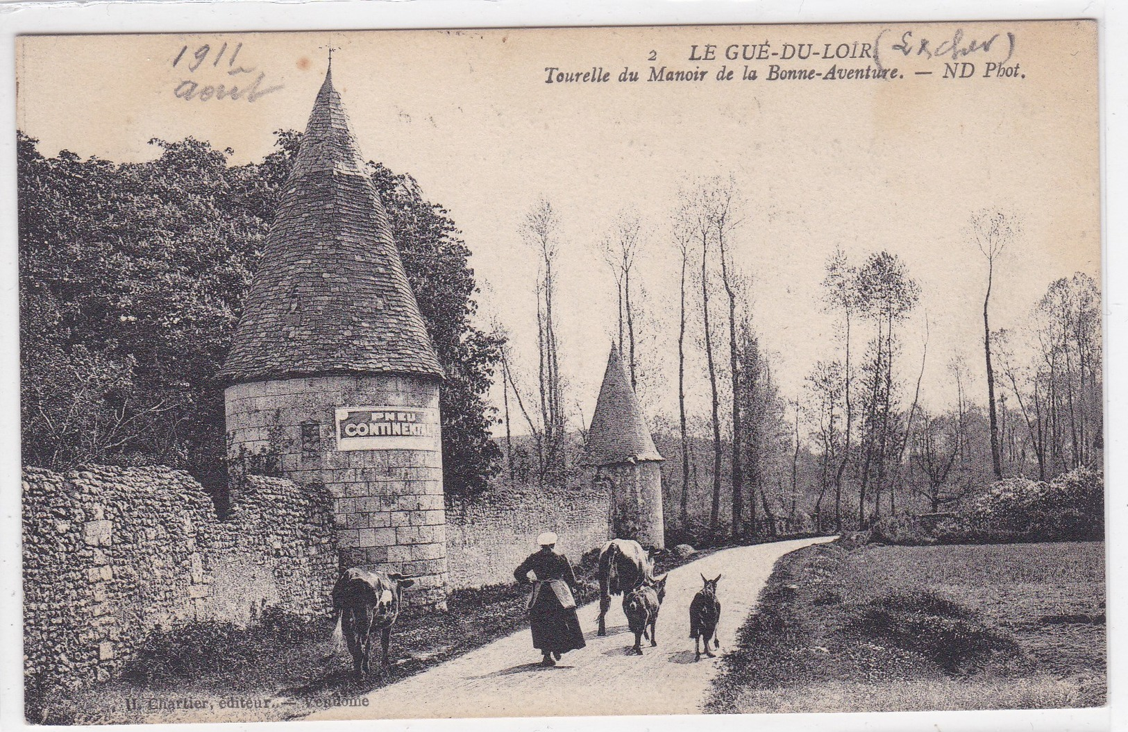 Le Gué-du-Loir - Tourelle Du Manoir De La Bonne-Aventure - Autres & Non Classés