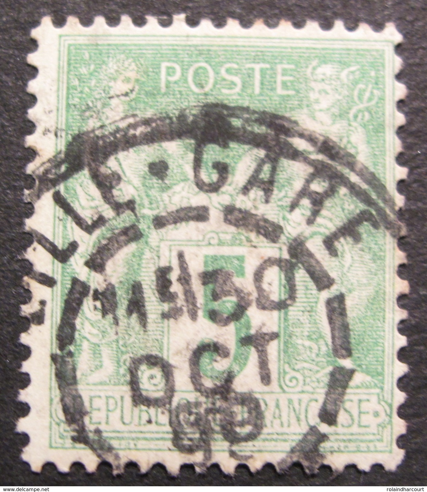 Lot GD2/152 - SAGE Type II N°106 - CàD : LILLE-GARE 30 OCT 1898 - 1876-1898 Sage (Type II)