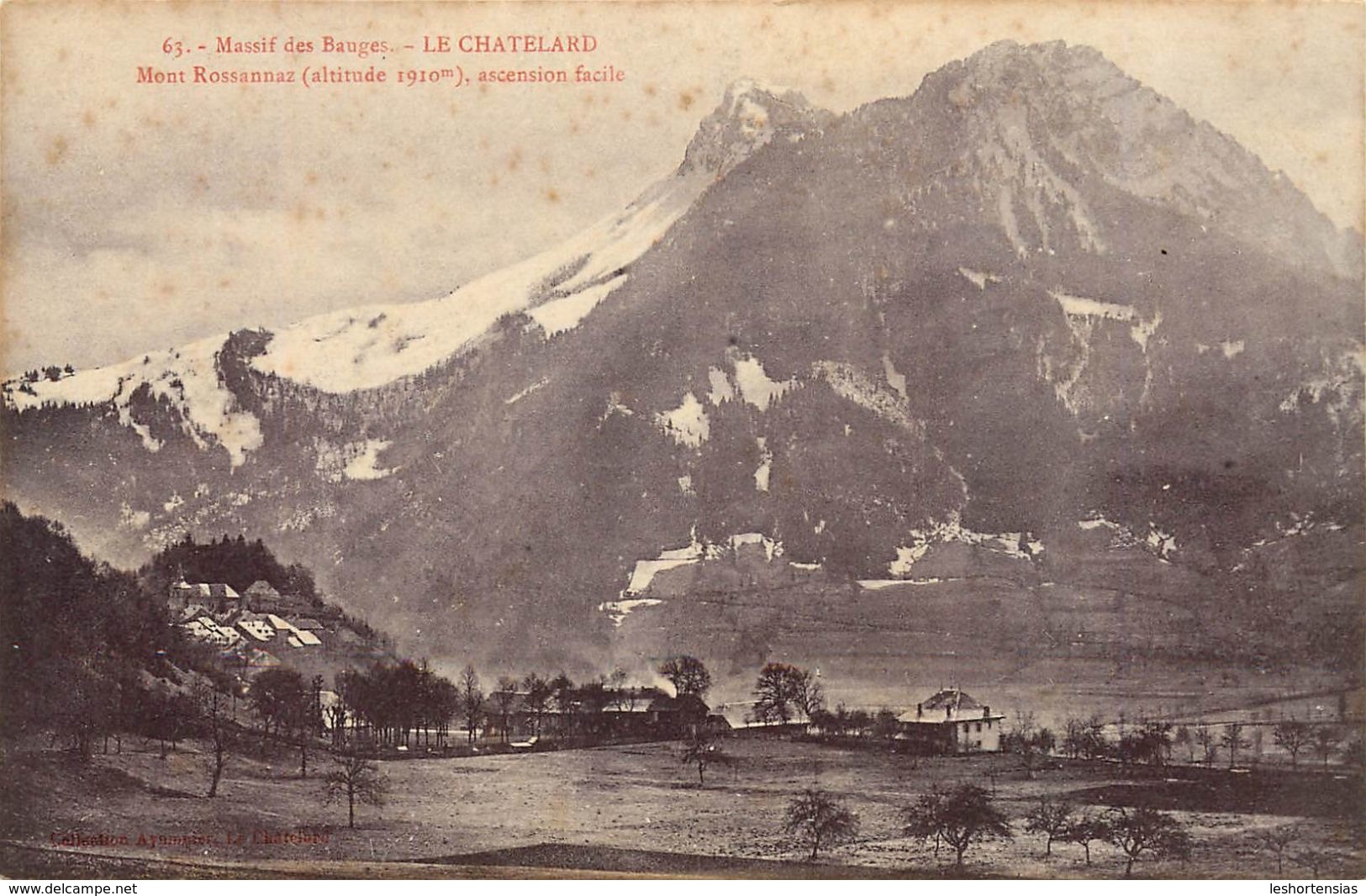 LE CHATELARD MONT ROSSANNAZ - Le Chatelard