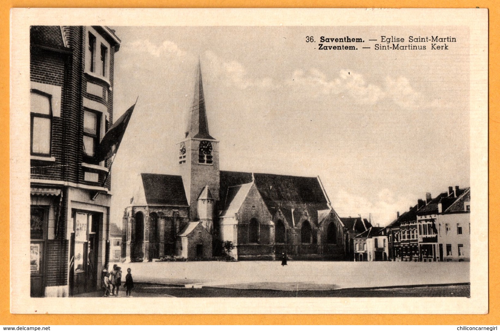 Zaventhem - Saventhem - Sint Martinus Kerk - Eglise St Martin - Animée - GEGY - Zaventem