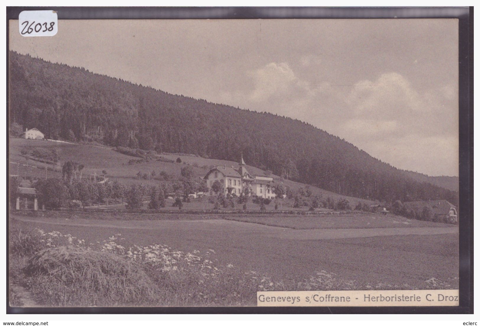 LES GENEVEYS SUR COFFRANE - HERBORISTERIE C. DROZ - TB - Coffrane