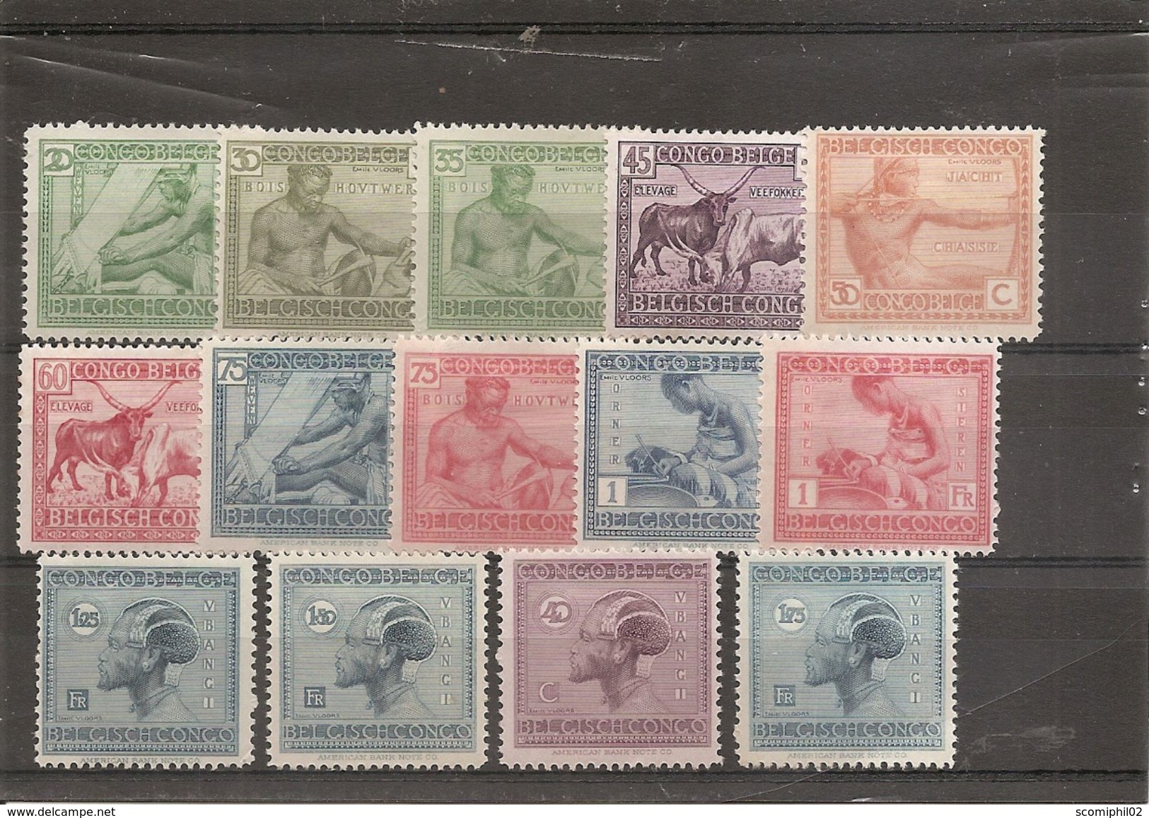 Congo Belge ( 118/131 X -MH) - Unused Stamps