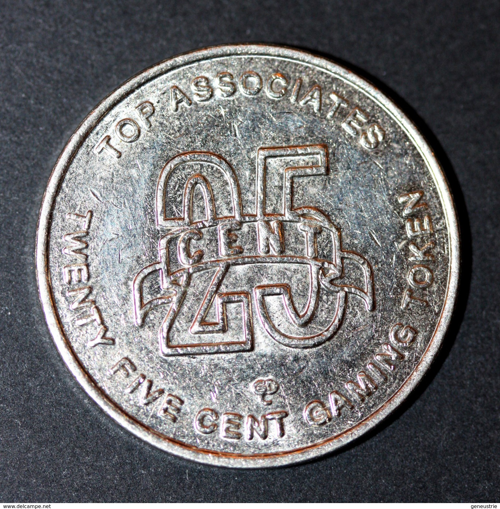 Jeton De Jeu De Casino De Paquebot "25c - Discovery Cruises / Twenty Cents / Gaming Token" Casino Token - Casino