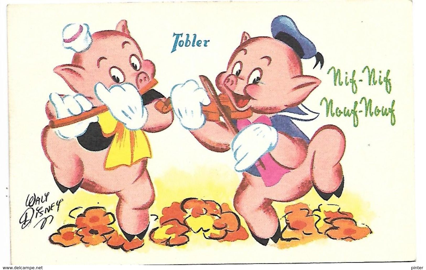 WALT DISNEY - NIF NIF - NOUF NOUF - Cochon - Autres & Non Classés