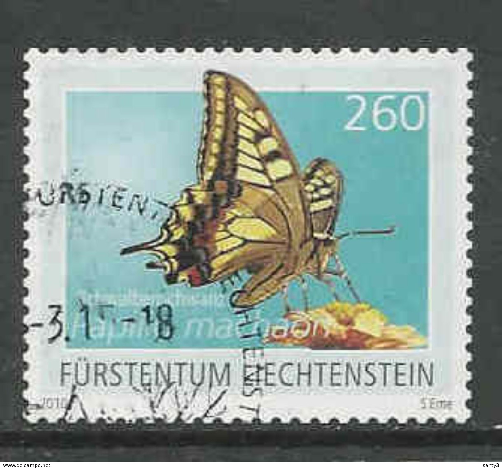 Liechtenstein, Mi 1559  Jaar 2010,   Gestempeld, Zie Scan - Oblitérés