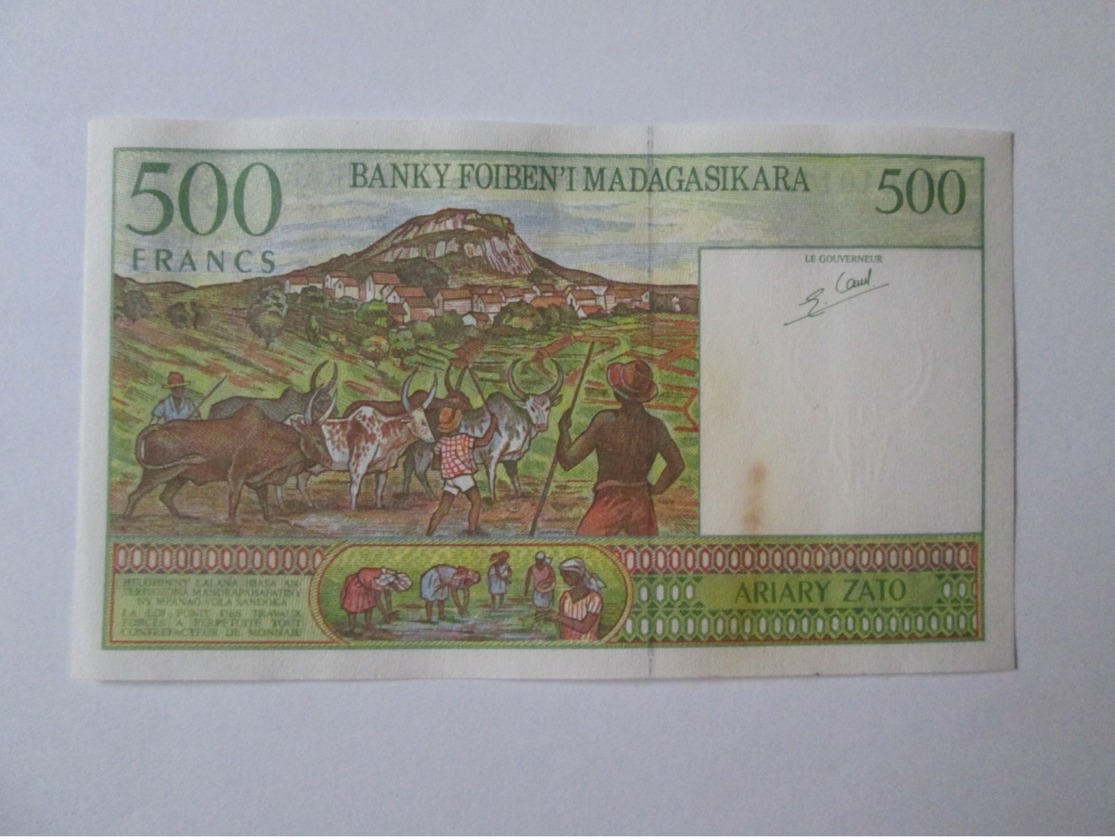 Madagascar 500 Francs 1994-1995 Banknote - Madagascar