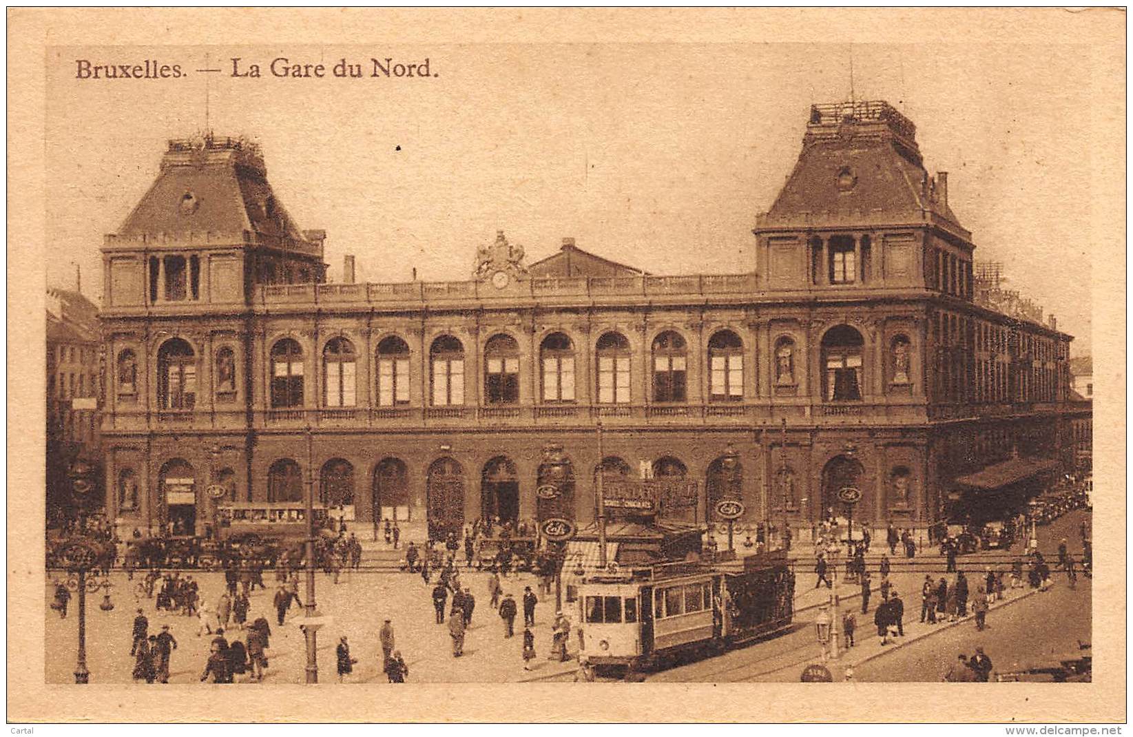 BRUXELLES - La Gare Du Nord - Chemins De Fer, Gares