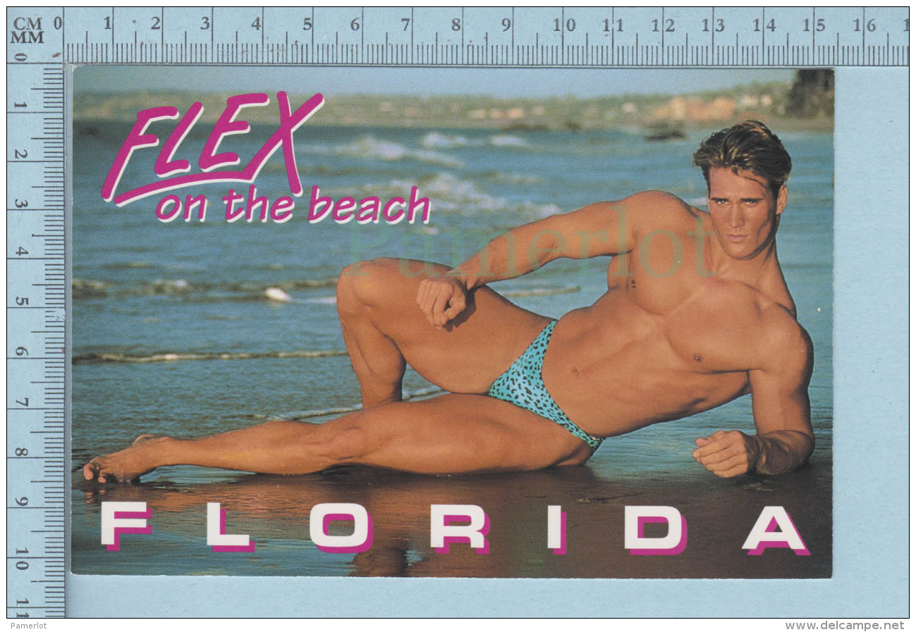 PIN UPS BOYS - FLORIDA ON THE BEACH -  SEXY MALE - MODEL GAY INTEREST PHOTO DAN PETERSON - Pin-Ups