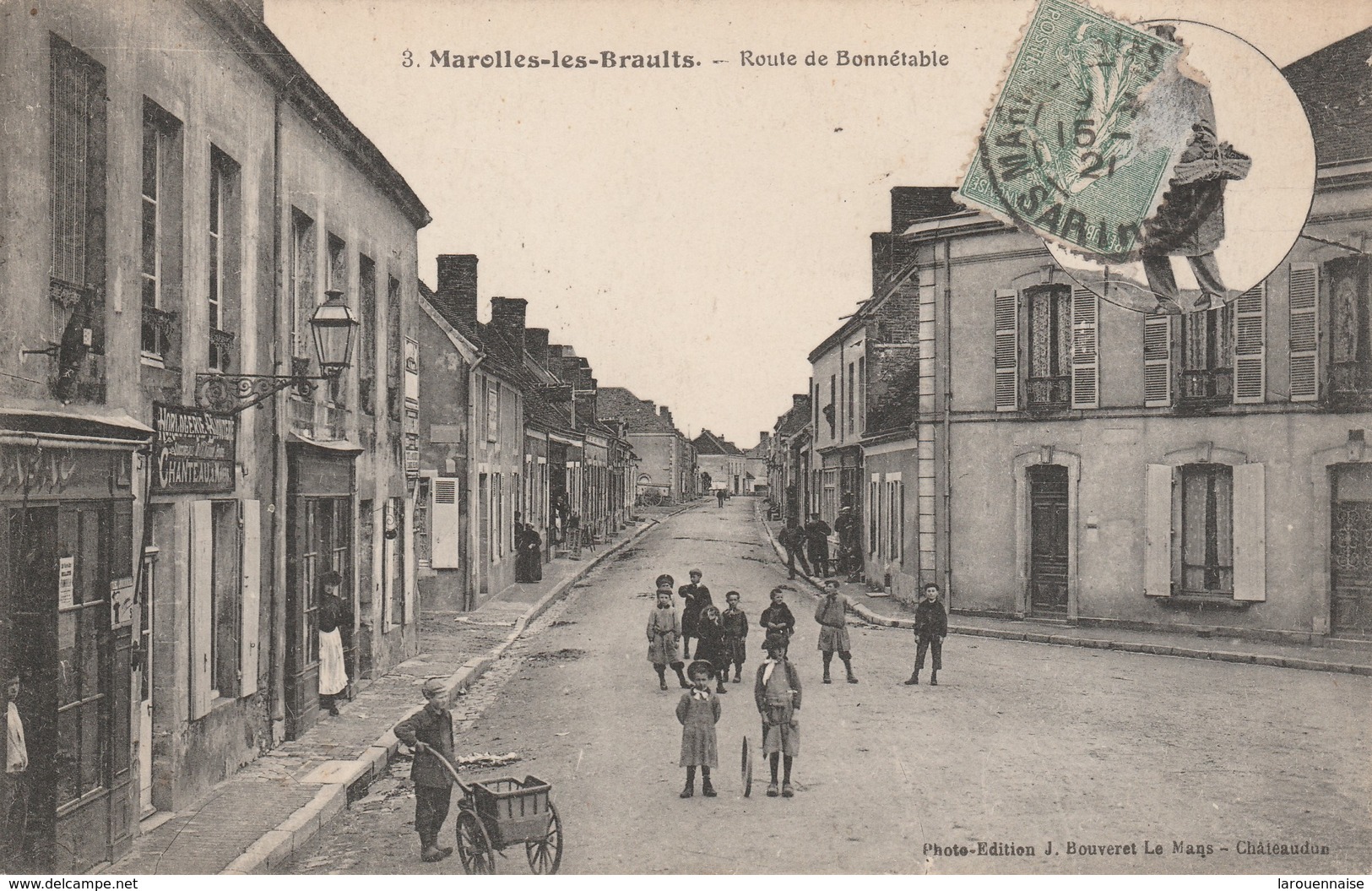 72 - MAROLLES LES BRAULTS - Route De Bonnétable - Marolles-les-Braults