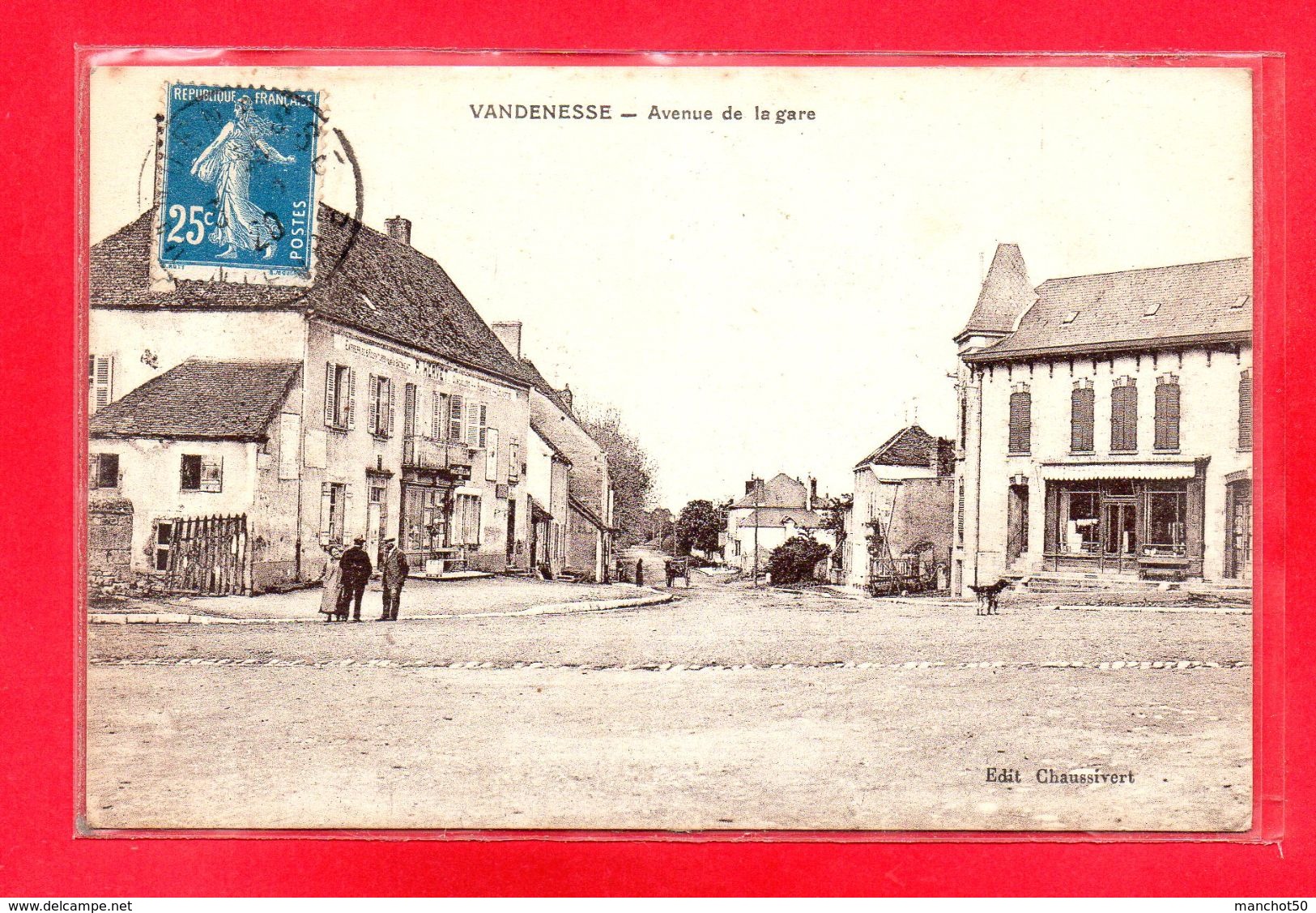 58-CPA VANDENESSE - AVENUE DE LA GARE - Autres & Non Classés