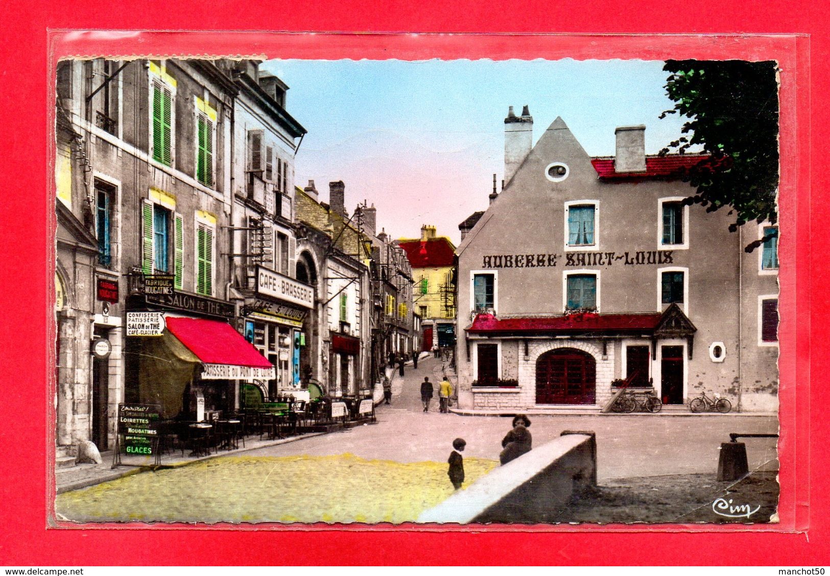 58-CPSM NEVERS - PLACE MOSSE ET RUE DU LOIRE - Nevers