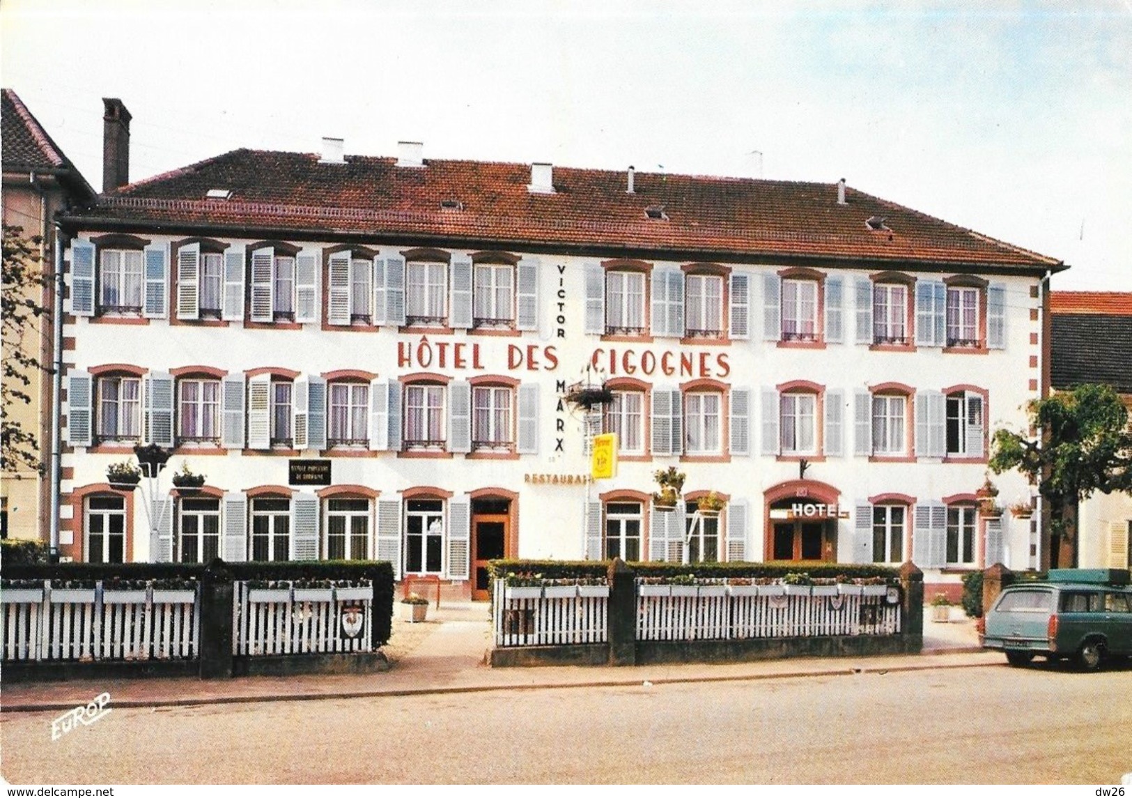 Hôtel-Restaurant Des Cigognes à Abreschviller (Moselle) - Edition De L'Europe, Carte Non Circulée - Hotels & Restaurants