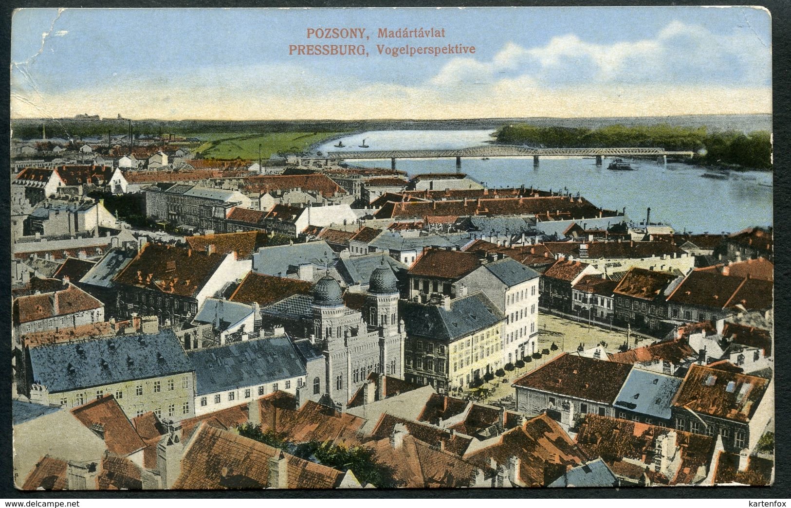 Pozsony, Madartavlat, PRESSBURG, Vogelperspektive, über Den Dächern, Ca. 1920 - Slovaquie