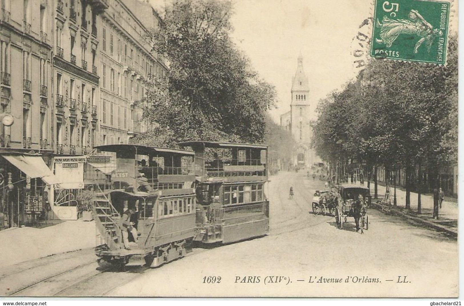 Paris (XIVè) - L'avenue D'Orléans - Arrondissement: 14
