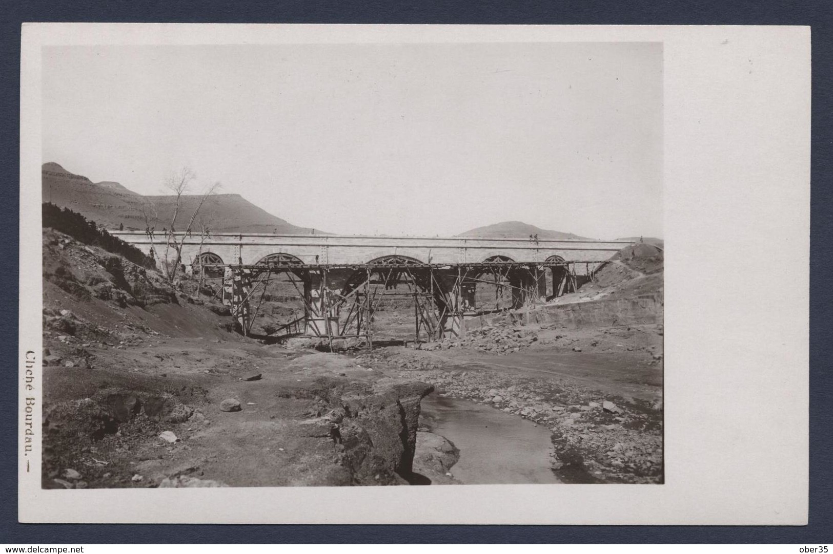 construction d'une ligne de chemin de fer en chine vers 1910. lot de 17 photos cartespostales.