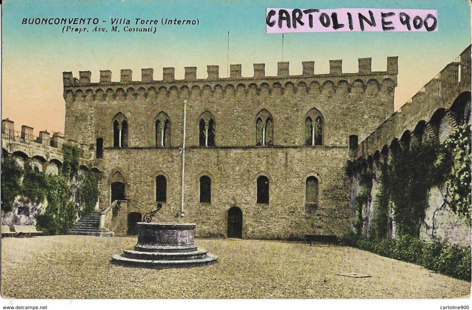 Toscana-siena-buonconvento Villa Torre Veduta  Anni 30 (f.piccolo) - Altri & Non Classificati