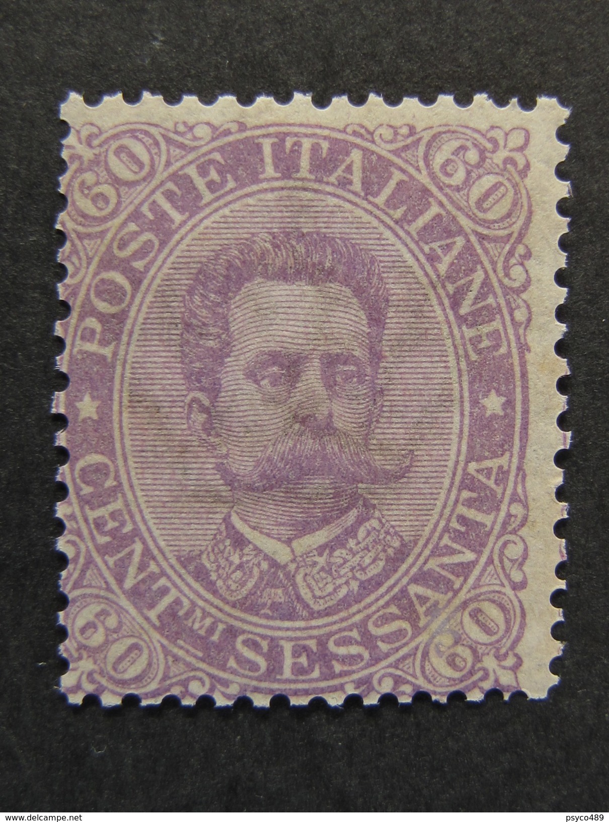 ITALIA Regno-1889- "Effigie" C. 60 MNH** (descrizione) - Neufs