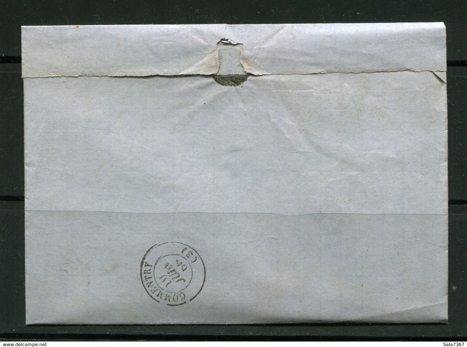 Lettre De 1866 De SAINT AMOND MONT ROND 17 Pour COMMENTRY 3- Timbre Y&T N°22- GC 3487 - 1862 Napoléon III