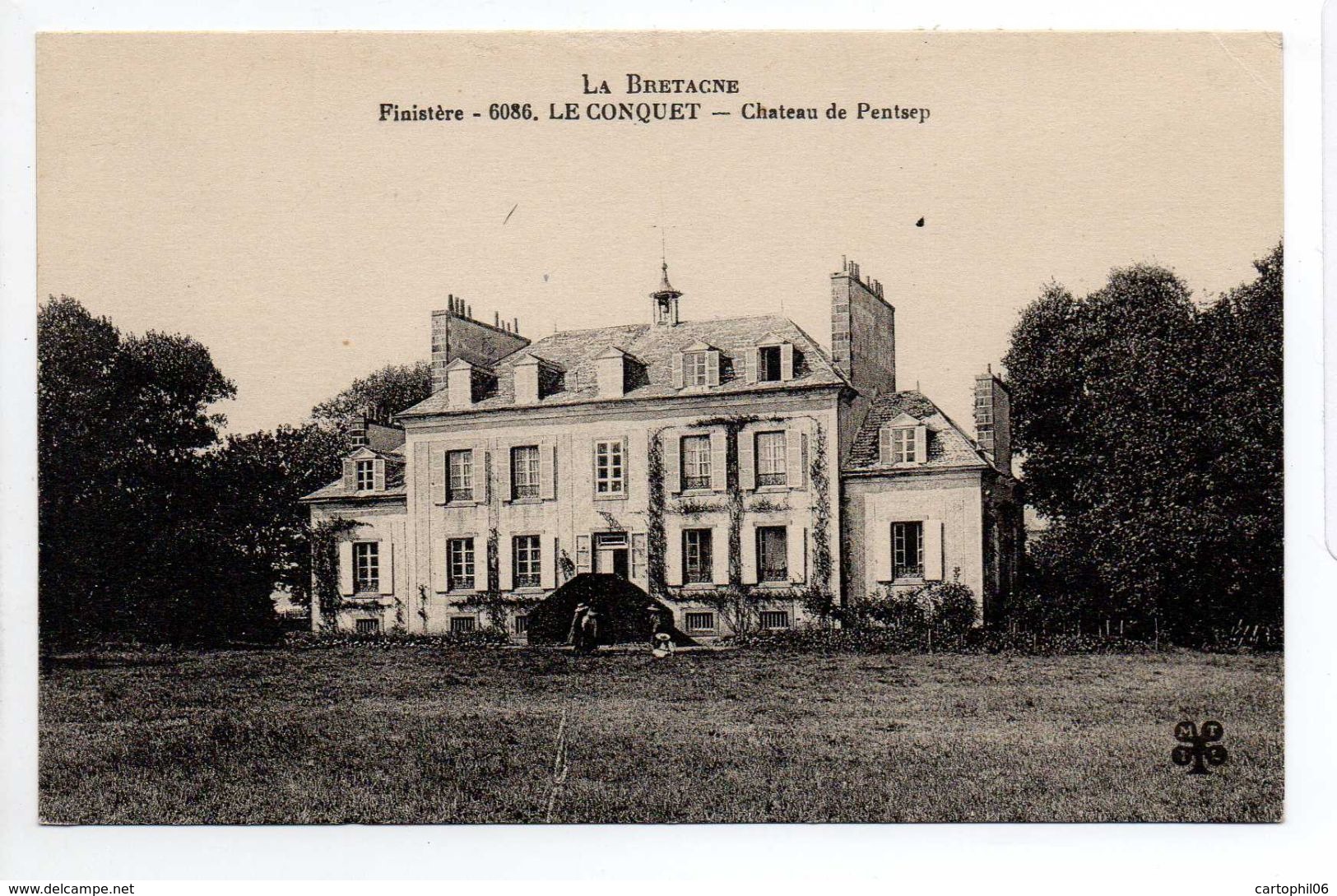 - CPA LE CONQUET (29) - Chateau De Pentsep - Edition Tesson (MTIL) 6086 - - Le Conquet