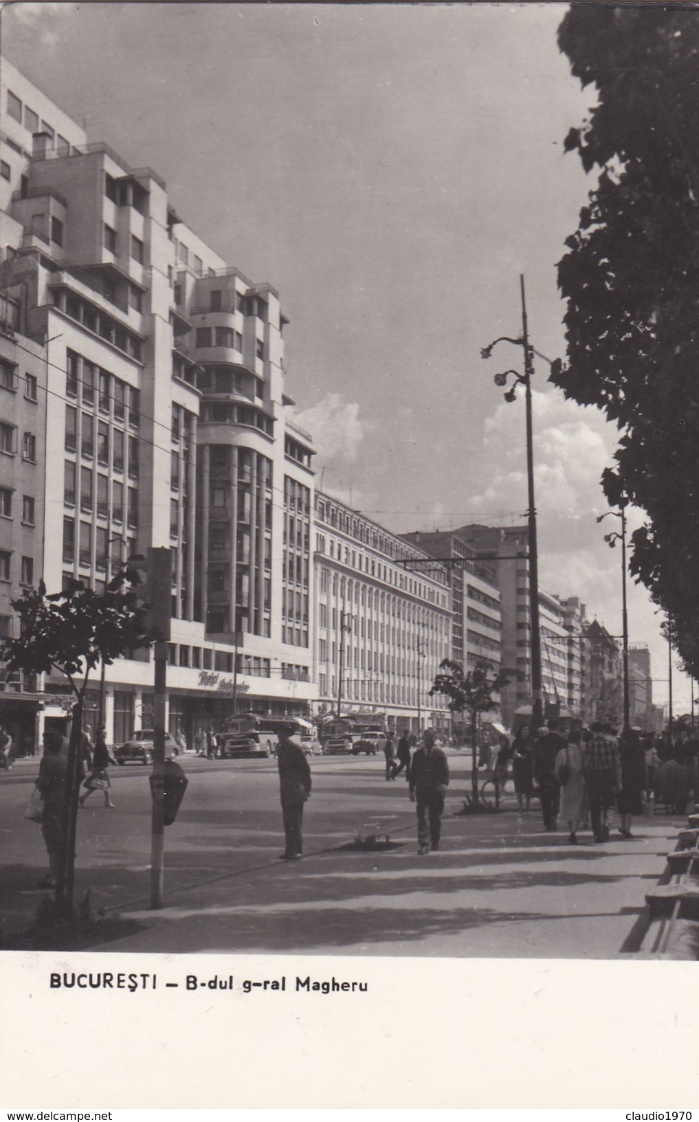 CARTOLINA - POSTCARD - ROMANIA - BUCURESTI - B. DUL G- RAL MAGHERU - Romania