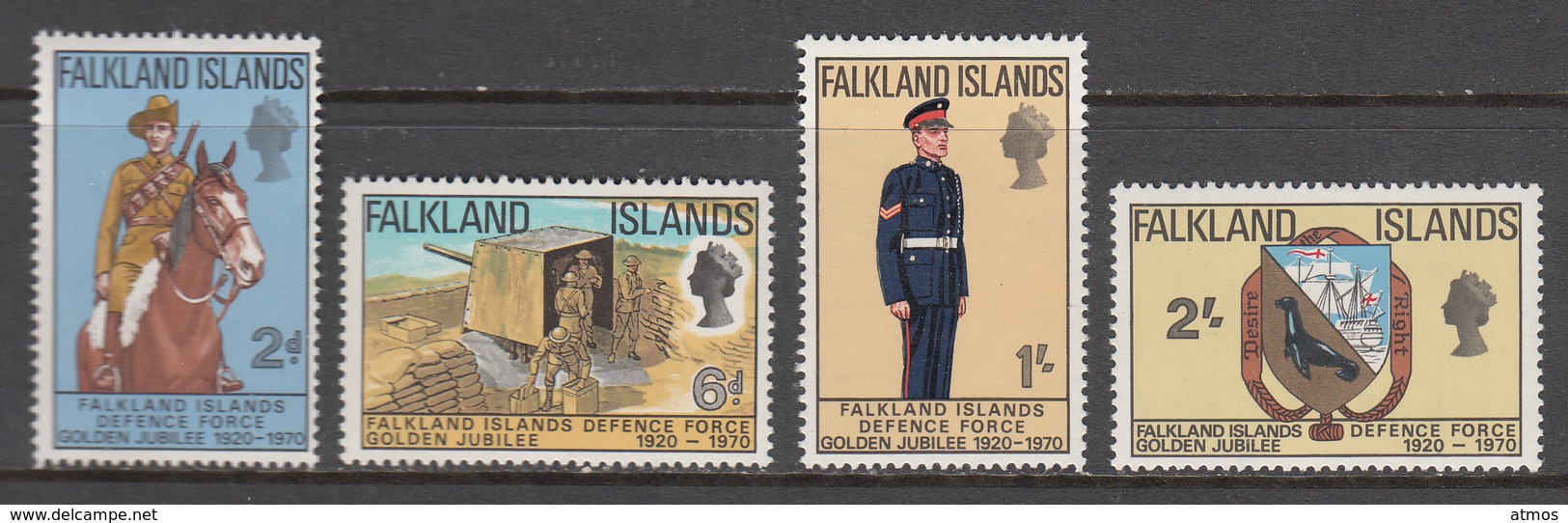 Falkland Island MNH Michel Nr 183/86 From 1970 / Catw 13.00 EUR - Falklandeilanden