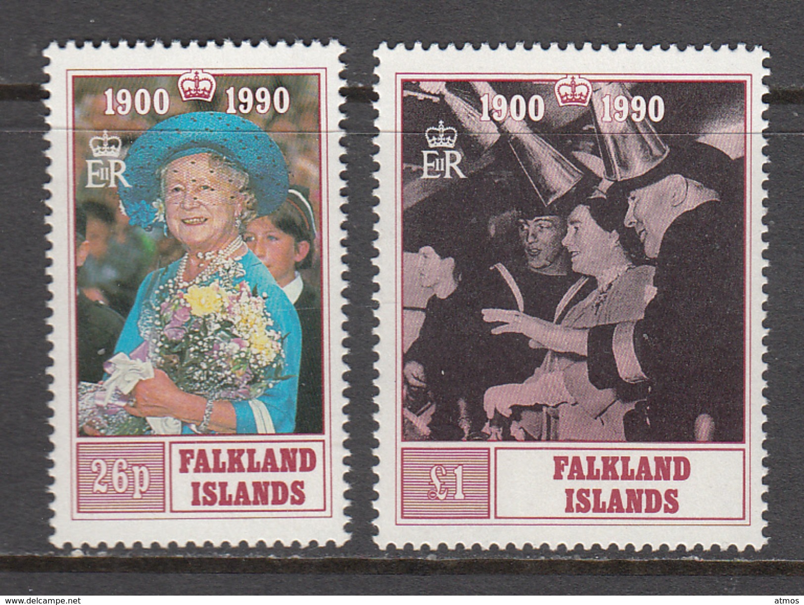 Falkland Island MNH Michel Nr 527/28 From 1990 / Catw 7.50 EUR - Falklandeilanden